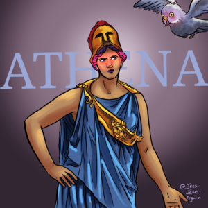 Athena with her owl